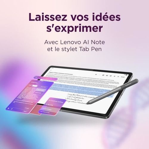 Tablette Tactile  Idea Tab - 11 2,5k Ips - 4 Go Ram - Stockage 128 Go - Bleu + Stylet