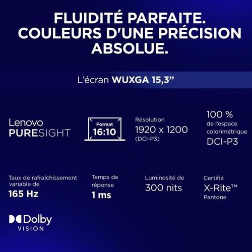 PC Portable Gamer  Legion 5 15irx10 - Windows 11 - 15,3 165hz Ips - Core I7-13650hx - Rtx 5070 115w