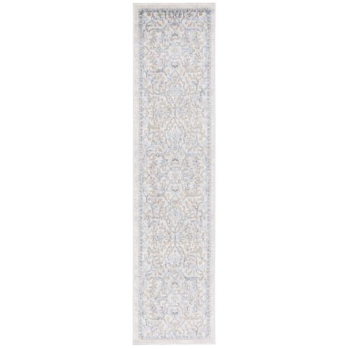 Tapis Palma 66 X 213 Cm Traditionnel Dawsyn Beige / Bleu Clair