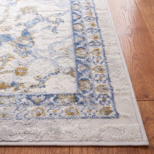 Tapis Palma 160 X 160 Cm Traditionnel Dawsyn Beige / Bleu Clair