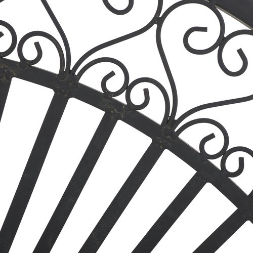 Table D'appoint Pour L'exterieur Annalise Noir Le Fer 10 X 50 X 95 Cm