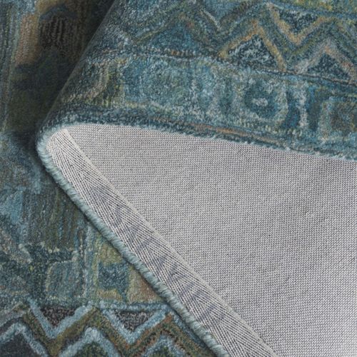 Tapis Anatolie 183 X 183 Cm Bohemien Elira Aqua