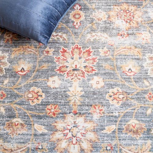 Tapis Arizona 244 X 244 Cm Traditionnel Petra Vert / Beige