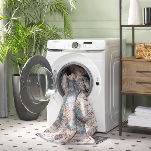 Tapis Arizona 244 X 244 Cm Traditionnel Petra Vert / Beige