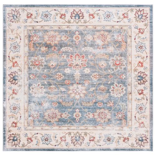 Tapis Arizona 244 X 244 Cm Traditionnel Petra Vert / Beige