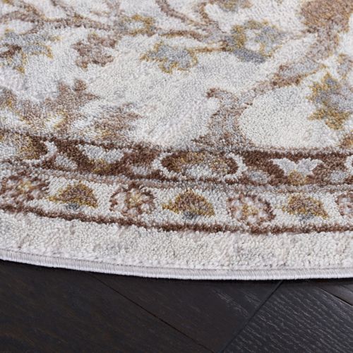 Tapis Palma 160 X 160 Cm Traditionnel Emberly Beige / Marron