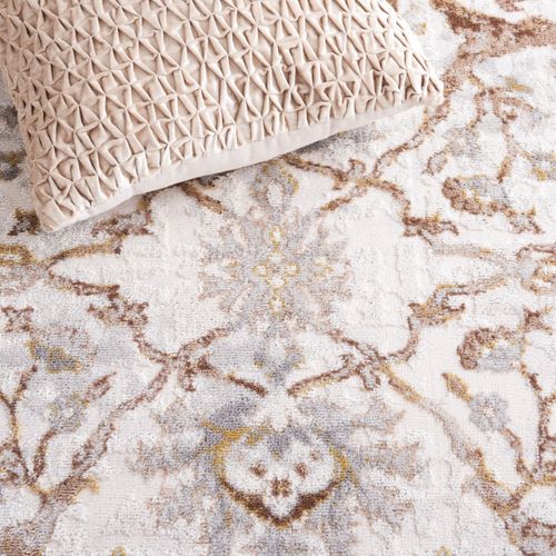 Tapis Palma 160 X 160 Cm Traditionnel Emberly Beige / Marron