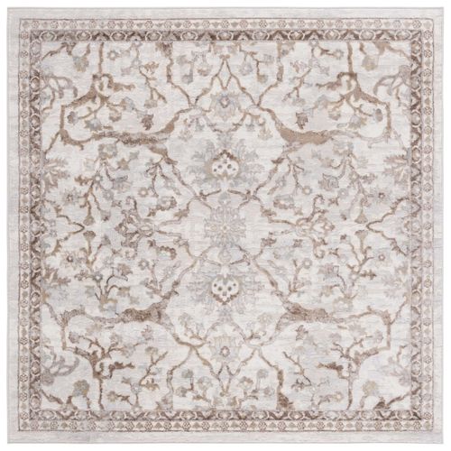 Tapis Palma 160 X 160 Cm Traditionnel Emberly Beige / Marron