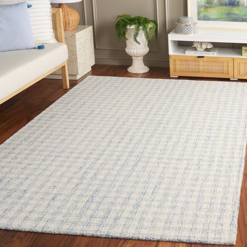 Tapis Ebony 183 X 274 Cm Geometrique Lira Bleu