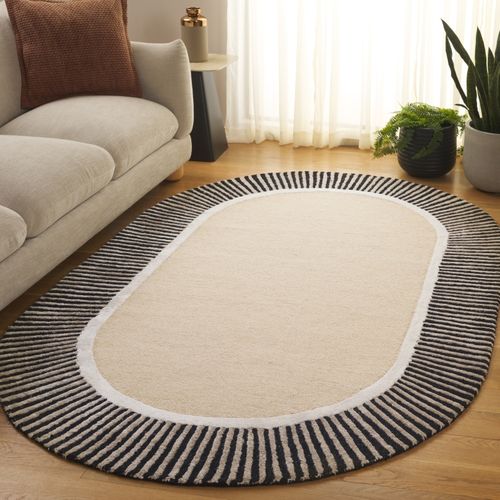 Tapis Fifth Avenue 183 X 274 Cm Moderne Darya Beige / Noir