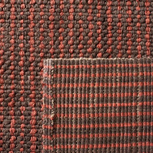 Tapis Fibre Naturelle 183 X 274 Cm Contemporain Rylan Marron / Rouille