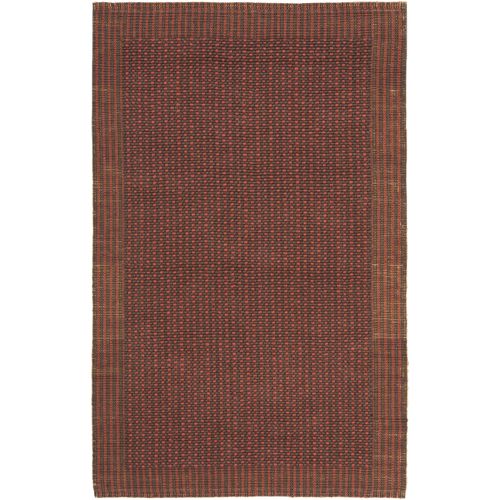 Tapis Fibre Naturelle 183 X 274 Cm Contemporain Rylan Marron / Rouille