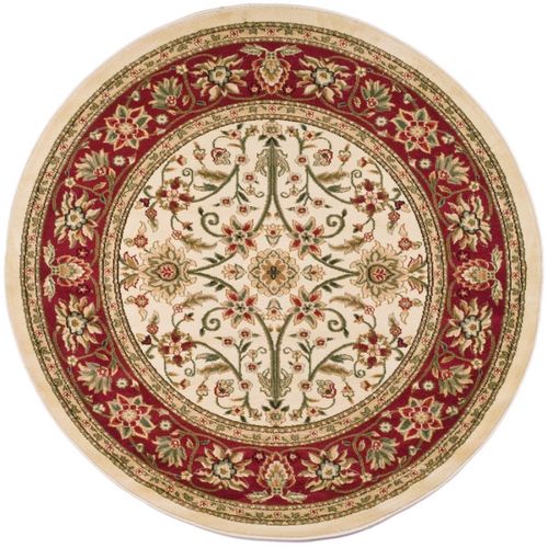Tapis Lyndhurst 122 X 122 Cm Traditionnel Xandra Ivoire / Rouge