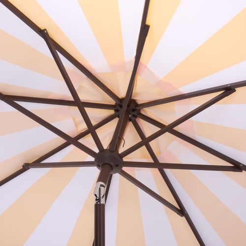 Parasol James Jaune Métal Open: 256 X 256 X 251 Close: 15 X 15 X 251