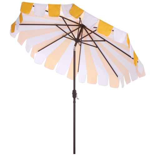 Parasol James Jaune Métal Open: 256 X 256 X 251 Close: 15 X 15 X 251