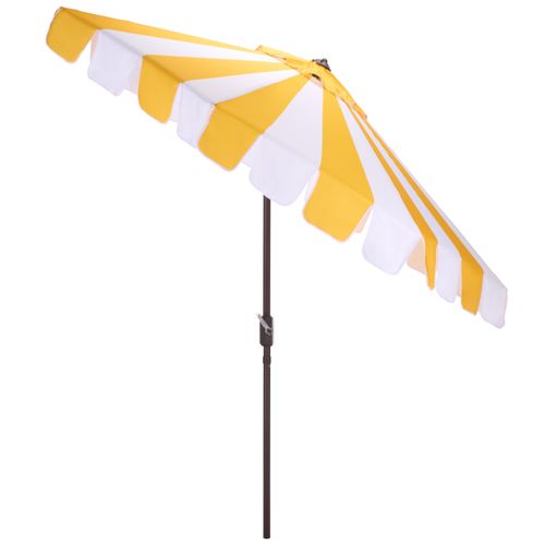 Parasol James Jaune Métal Open: 256 X 256 X 251 Close: 15 X 15 X 251