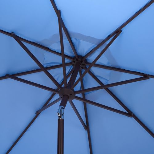 Parasol Henry Bleu Métal Open: 256 X 256 X 251 Close: 15 X 15 X 251