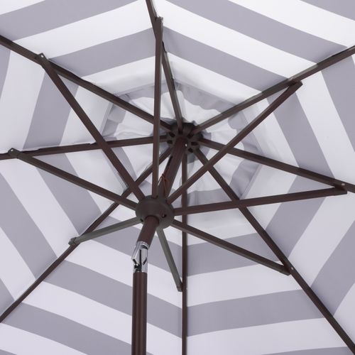 Parasol Thomas Noir Métal Open: 256 X 256 X 251 Close: 15 X 15 X 251