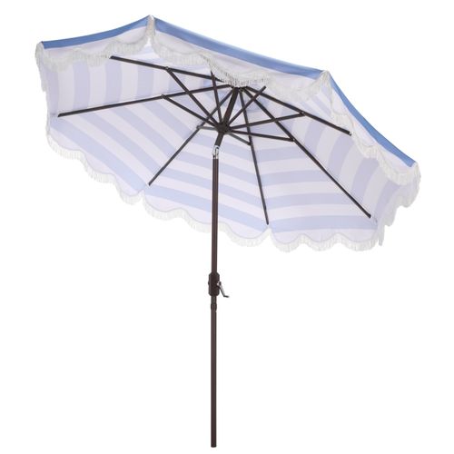 Parasol Thomas Bleu Métal Open: 256 X 256 X 251 Close: 15 X 15 X 251