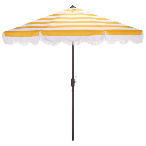 Parasol Thomas Jaune Métal Open: 256 X 256 X 251 Close: 15 X 15 X 251
