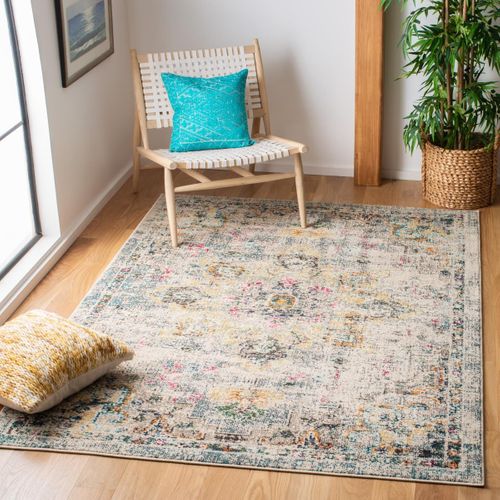 Tapis Madison 183 X 244 Cm De Transition Malaya Rose / Bleu