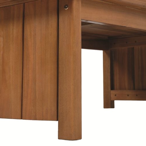 Table Basse D'extérieur Adam Neutre Bois 119.8 X 60 X 37