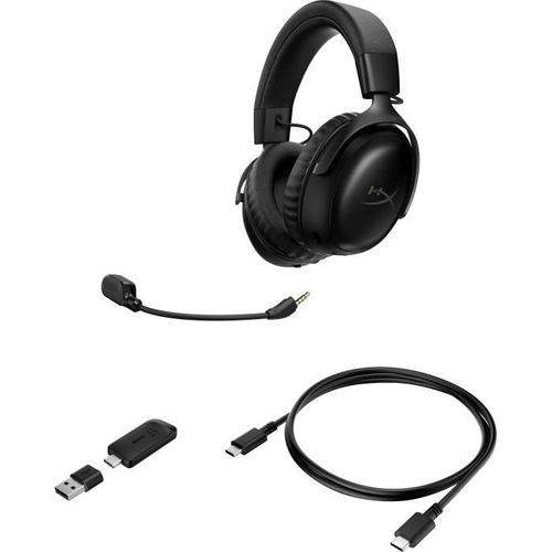 Casque Gamer Sans Fil - Hyperx Cloud Iii S Wireless - Pour PC Et Console - Noir