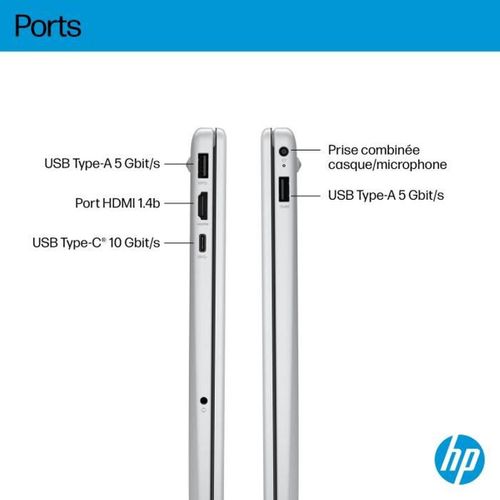 PC Portable  Omnibook 3 15-fn0018nf - Windows 11 - 15,6 Fhd Ips - Ryzen Ai 5 340 - Ram 24go - Stocka