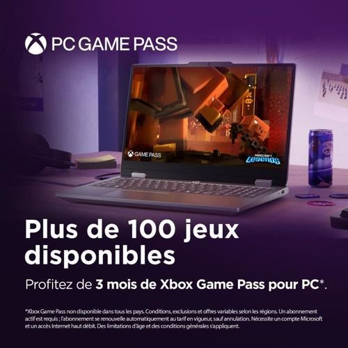 PC Portable Gamer Loq Essential 15irx11 - Sans Windows - 15,6'' Fhd 144hz - Core I5-13450hx - Rtx5