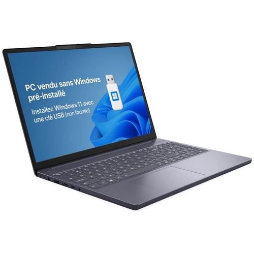 PC Portable Ideapad Slim 3 15arp10 - Sans Windows - 15,3 Wuxga - Ryzen 7 7735hs - Ram 16 Go - Ssd 5