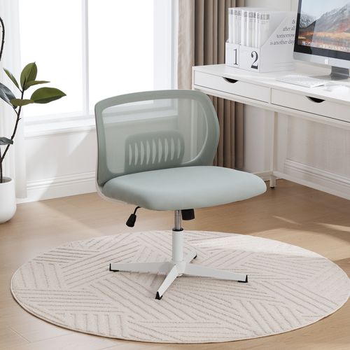 Fauteuil De Bureau Chaise Bureau Roulettes Réglable Hauteur Pivotante à 360°maille Respirante Vert