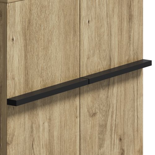 Meuble Chaussures 4 Étages Cloisons Réglables 60x31,5x95cm 12 Paires Meuble Entrée Couloir Bois Noir