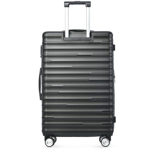 Set De Valises 3 Pièces Abs Poignée Télescopique Serrure Tsa Capacité Extensible Voyages D'affaires