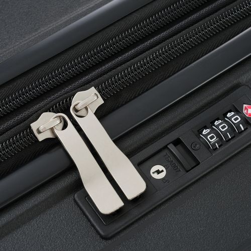 Set De Valises 3 Pièces Pp Capacité Extensible Poignée Télescopique Voyages D'affaires Rotation 360°