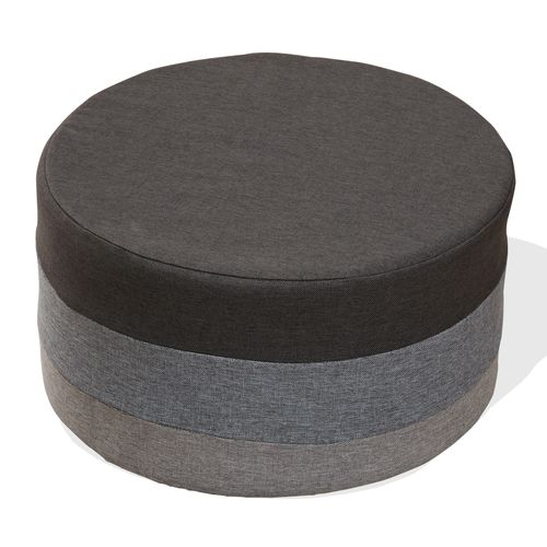 Pouf Repose-pieds Plat Tissu Mobilier Vintage 25x45x45