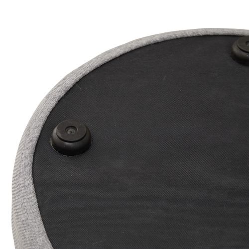 Pouf Repose-pieds Plat Tissu Mobilier Vintage 25x45x45