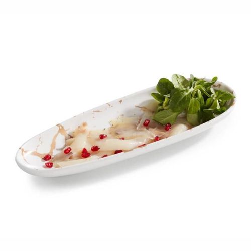 Plat Ovale En Mélamine 40,6 X 14,7 Cm -