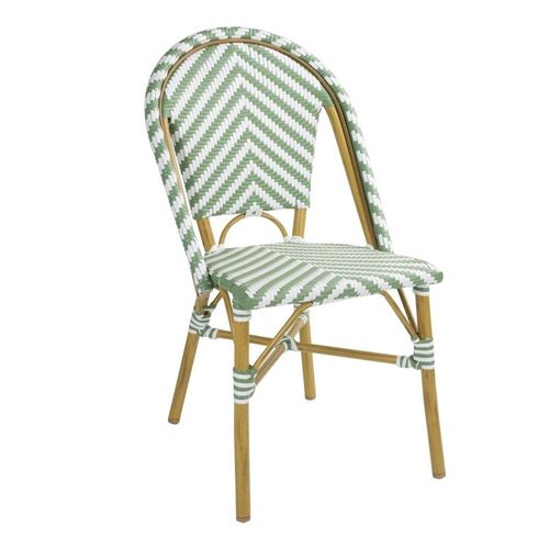 Chaise Style Parisien En Rotin - Lot De 2 -