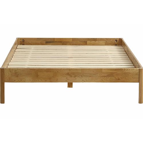 Lit Adulte 140x190 Cm En Chêne Massif - Aina