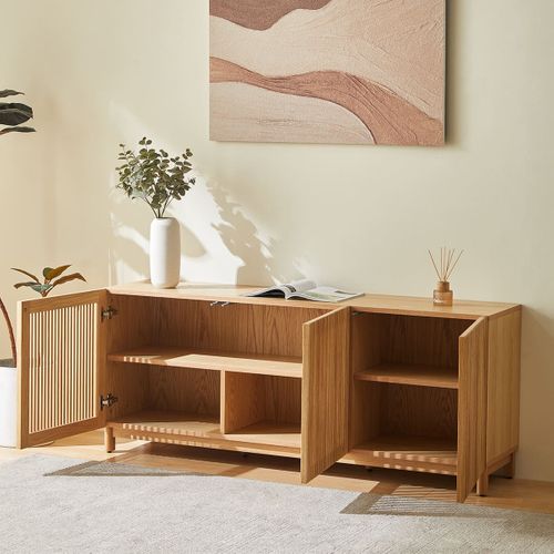 Buffet 3 Portes Bois/frêne 160 Cm - Umea