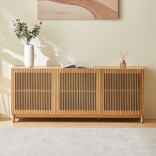 Buffet 3 Portes Bois/frêne 160 Cm - Umea