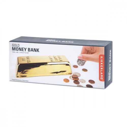 Tirelire Lingot D'or Doré