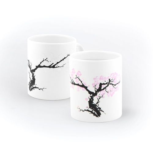 Mug Cerisier Morph Blanc