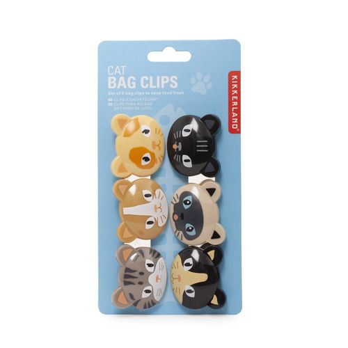 Set De 6 Clips à Sachets  Chat
