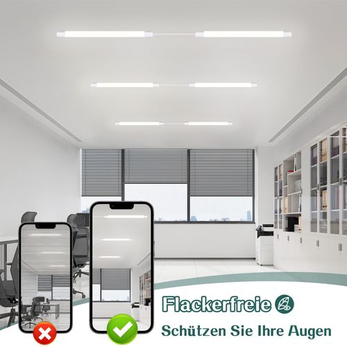 Plafonnier LED Tube 90cm 24w Ip65 Plafonnier 5000k Pour Salon Garage
