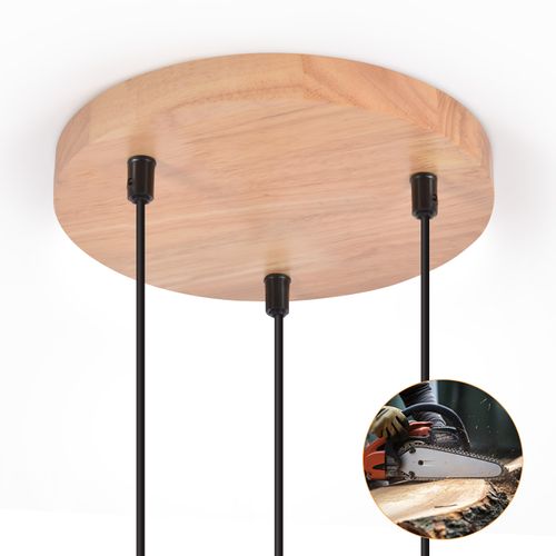 Suspension En Bois Pour Table à Manger Lampe De Table à Manger Suspendue E27