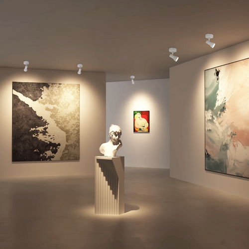 Spot De Plafond 1 Flamme Blanc Moderne Plafonnier Intérieur Gu10 Chambre