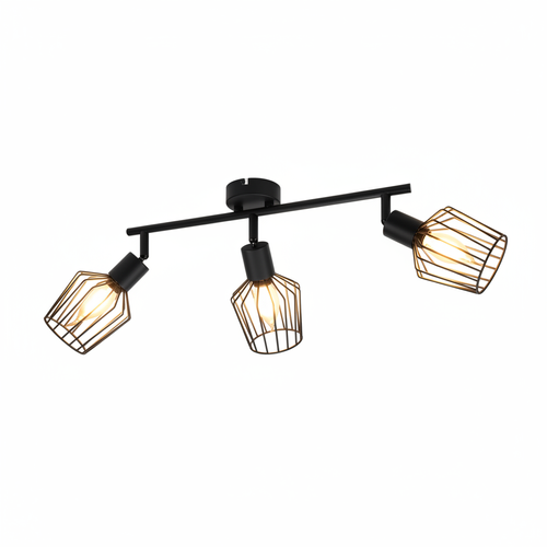 Spot De Plafond Salon 3 Flammes Vintage E14 Spot Pivotant 90°