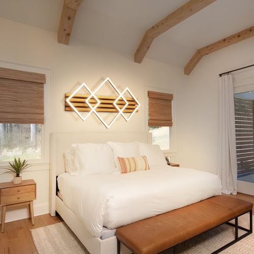 Plafonnier LED Bois Dimmable (mémoire) : 70cm, 46w, Design Carré Noir – Pour Salon