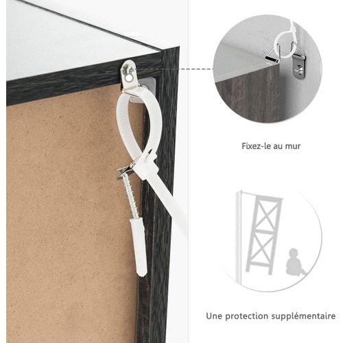 Bibliothèque De Rangement, Etagère De Rangement, Cube De Rangement 5 Avec Portes 90 X 29 X 90 Cm